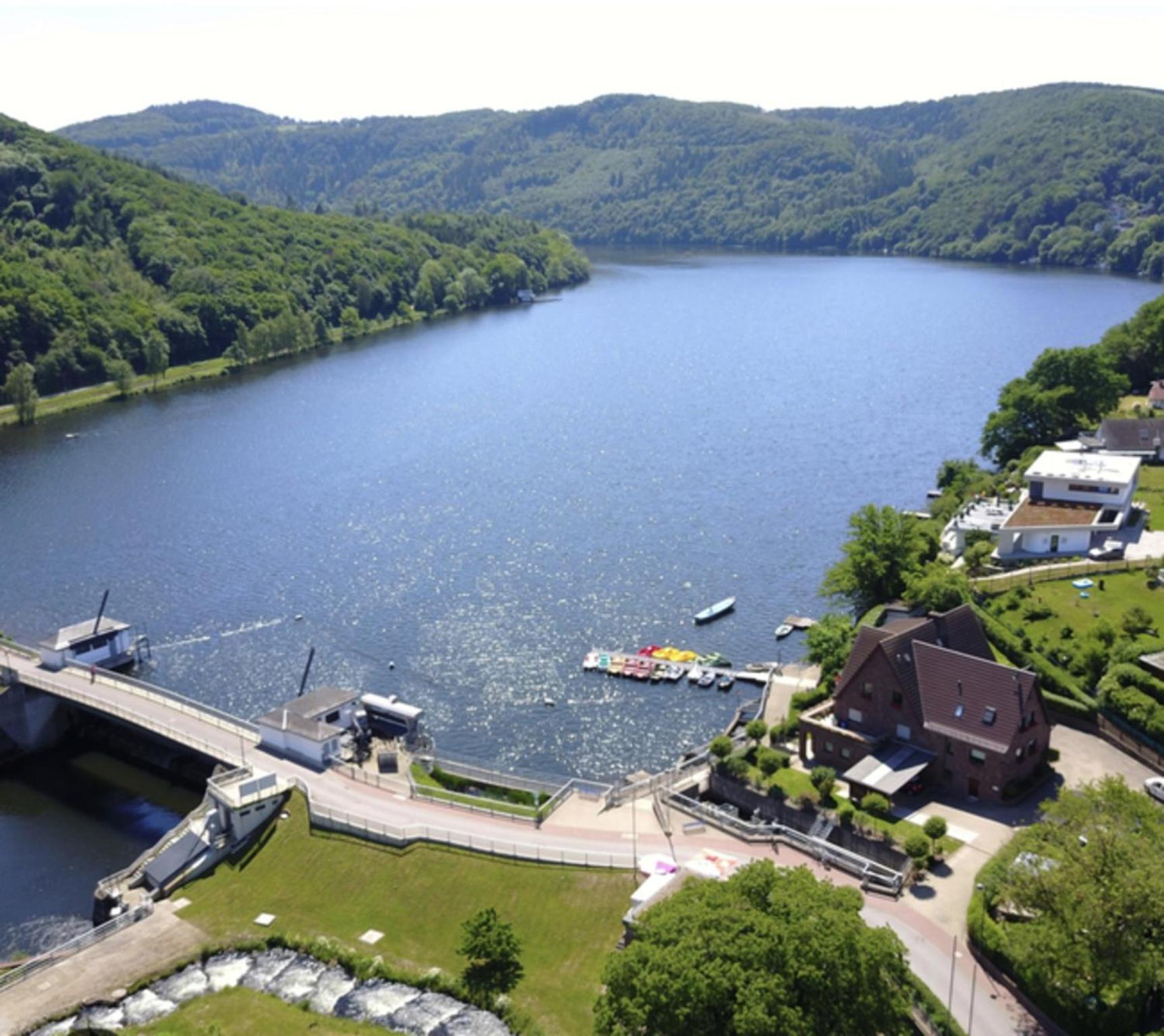 Green Seeblick Hotel Am See Obermaubach Exterior foto